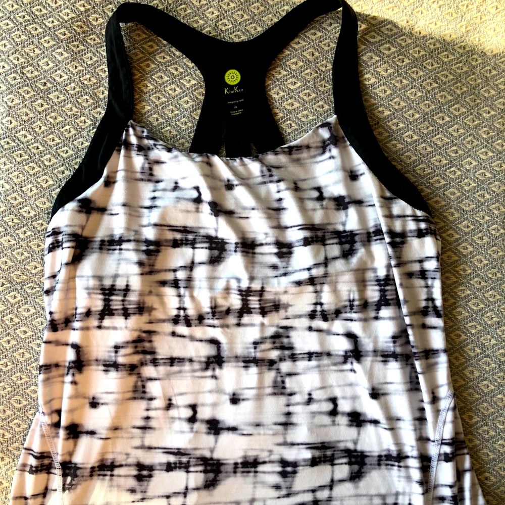 EUC Kiwi Kate shelf bra tie dye tank